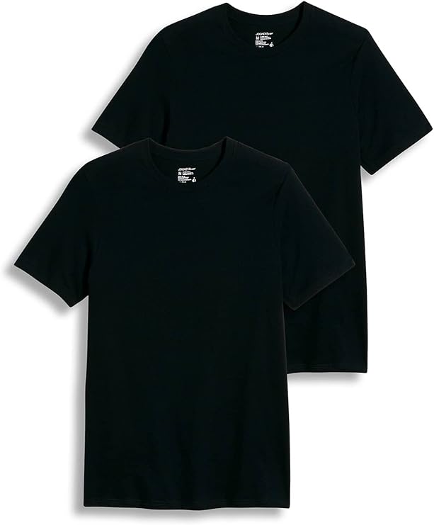 Jockey 100% Cotton Big Man Classic Crew Neck T-Shirt (2 Pack)