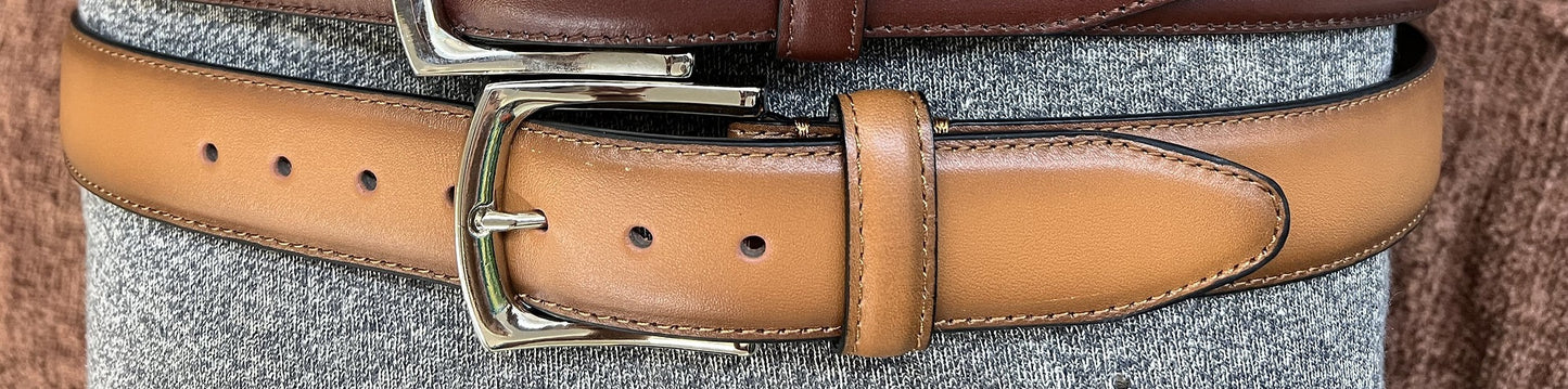 Davis Brothers Coach Leather Dress Belt