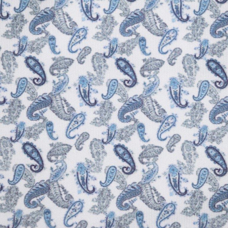 FX Fusion 'Mini Paisley' Printed Short Sleeve Golf Polo Shirt
