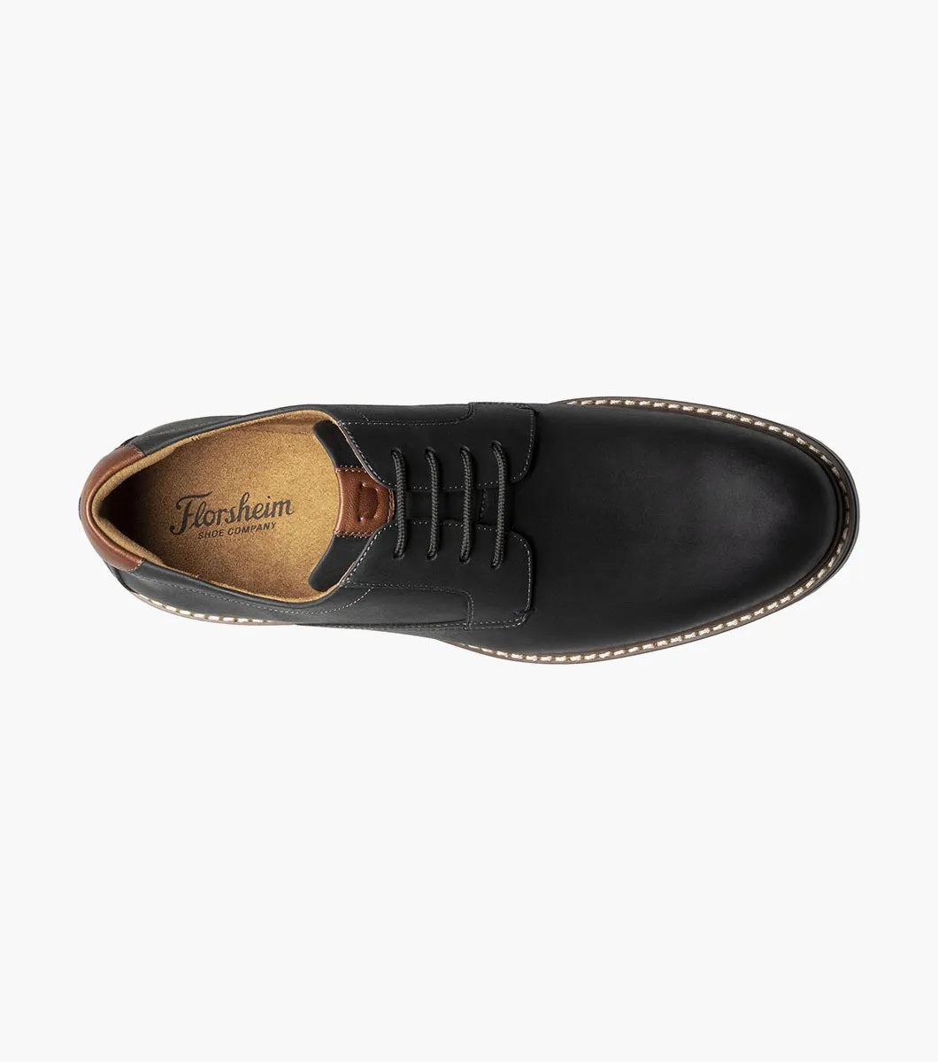 Florsheim Norwalk Plain Toe Oxford - Black CH