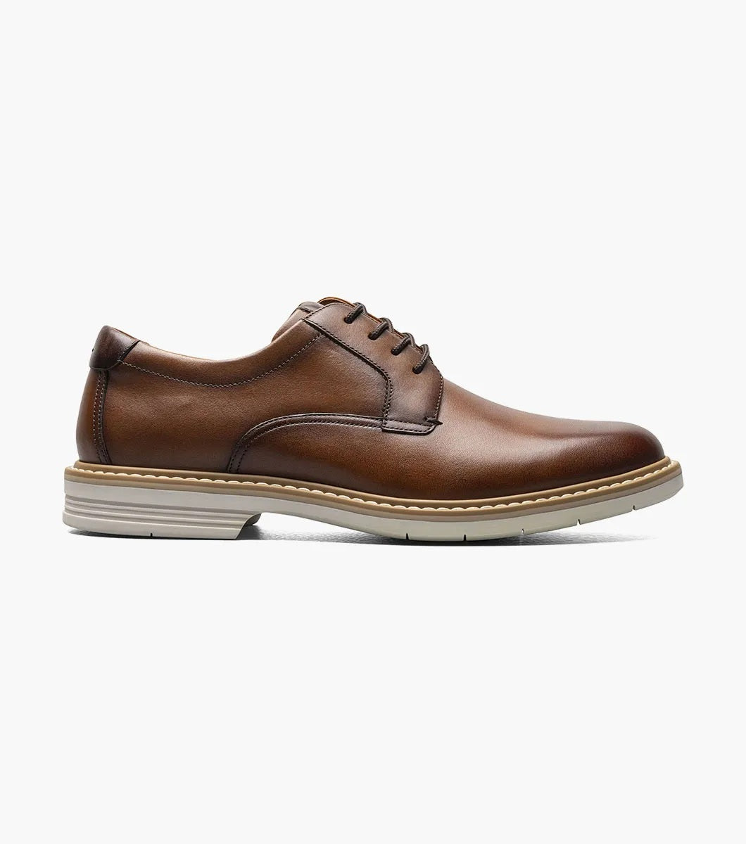Florsheim Norwalk Plain Toe Oxford - Cognac Multi