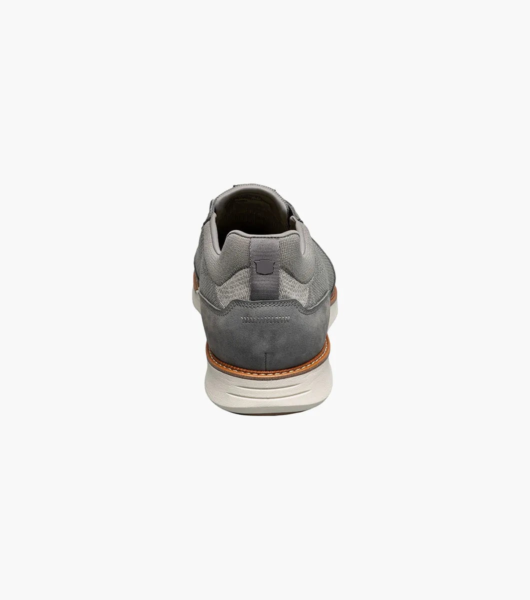 Florsheim Launch Knit Elastic Lace Moc Toe Slip On - Gray