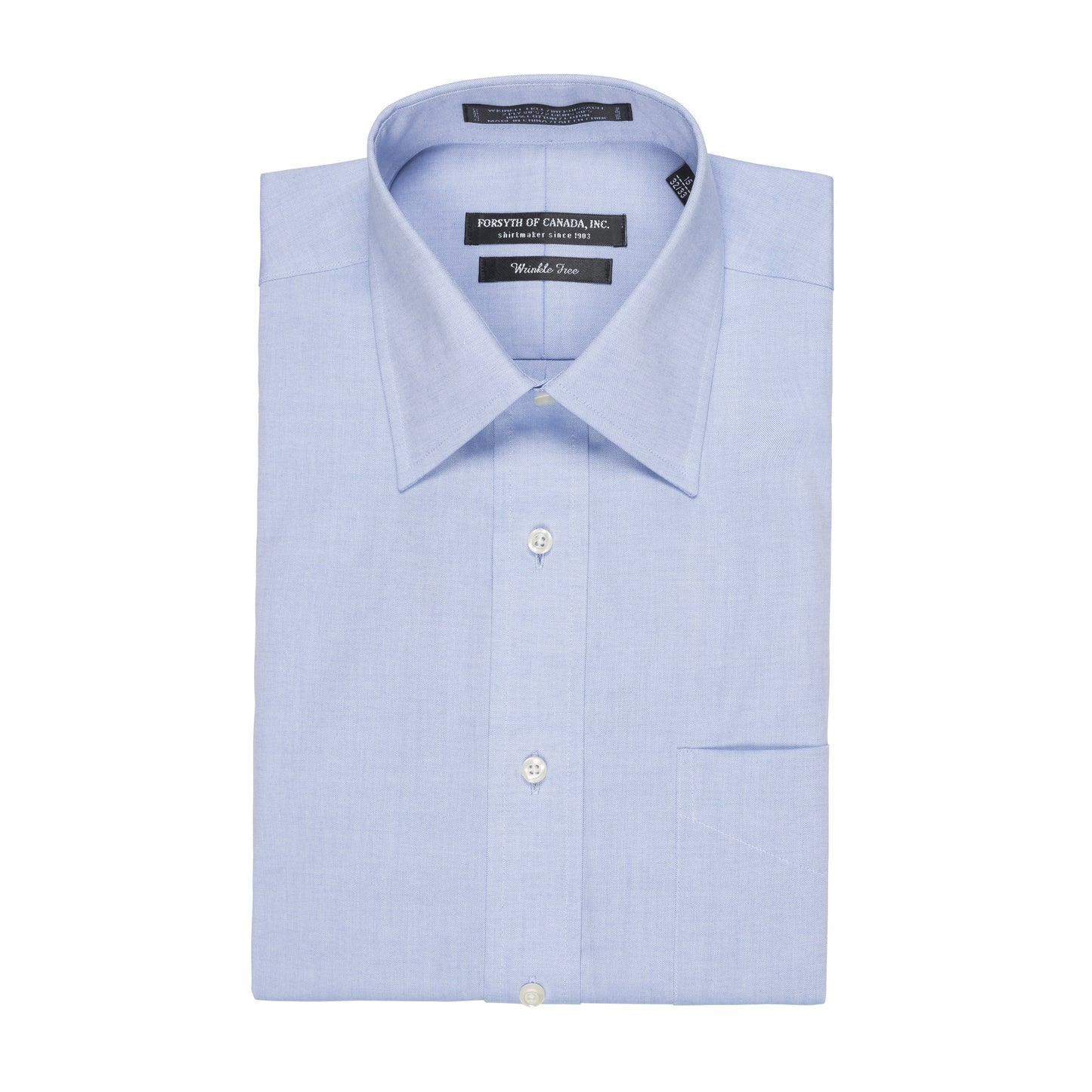 Forsyth of Canada Classic Fit Point Collar Non-Iron Dress Shirt