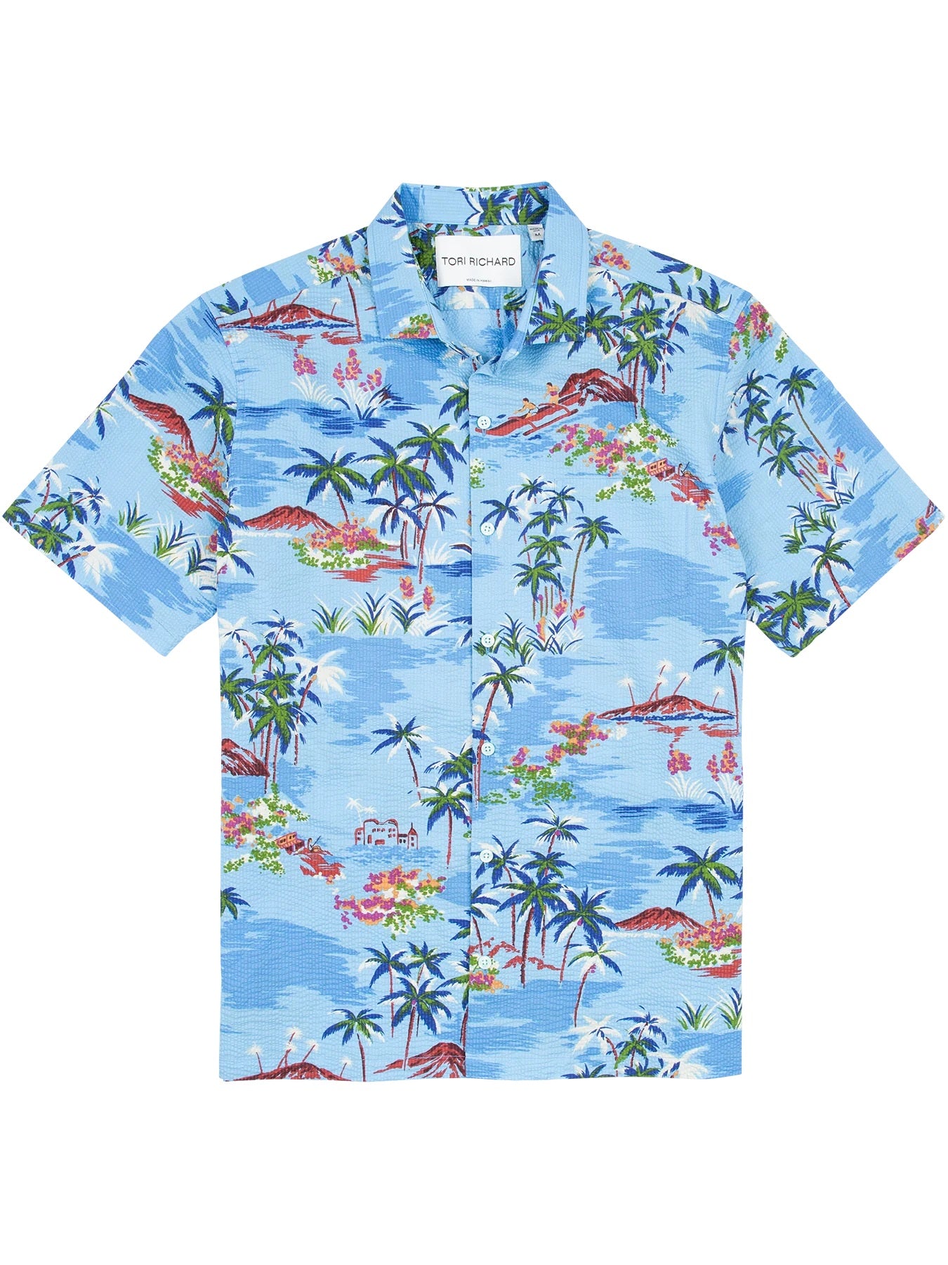 Tori Richard 'Inter-Island' Cotton Pucker Lawn Shirt
