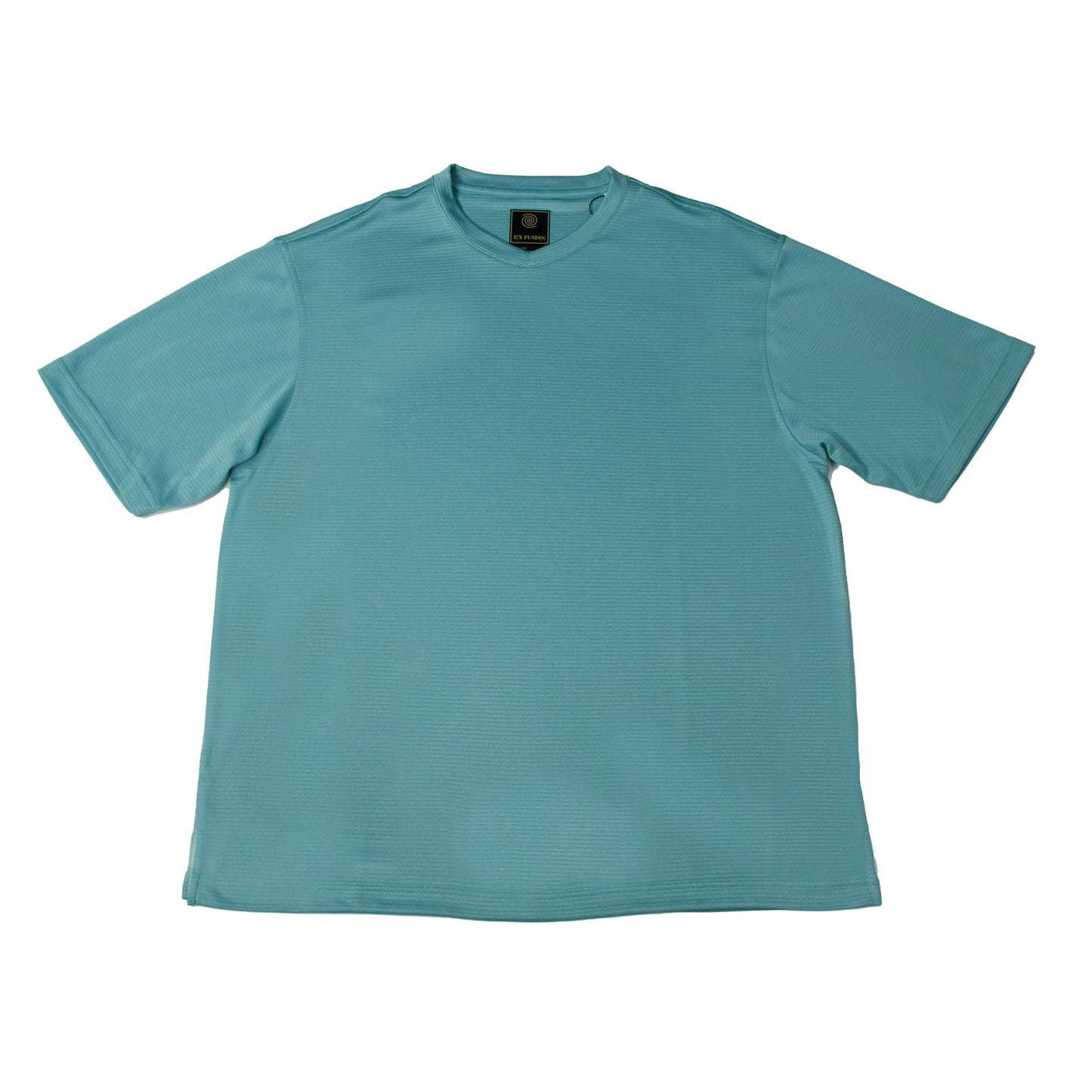FX Fusion Solid Tonal Short Sleeve V-Neck Tee