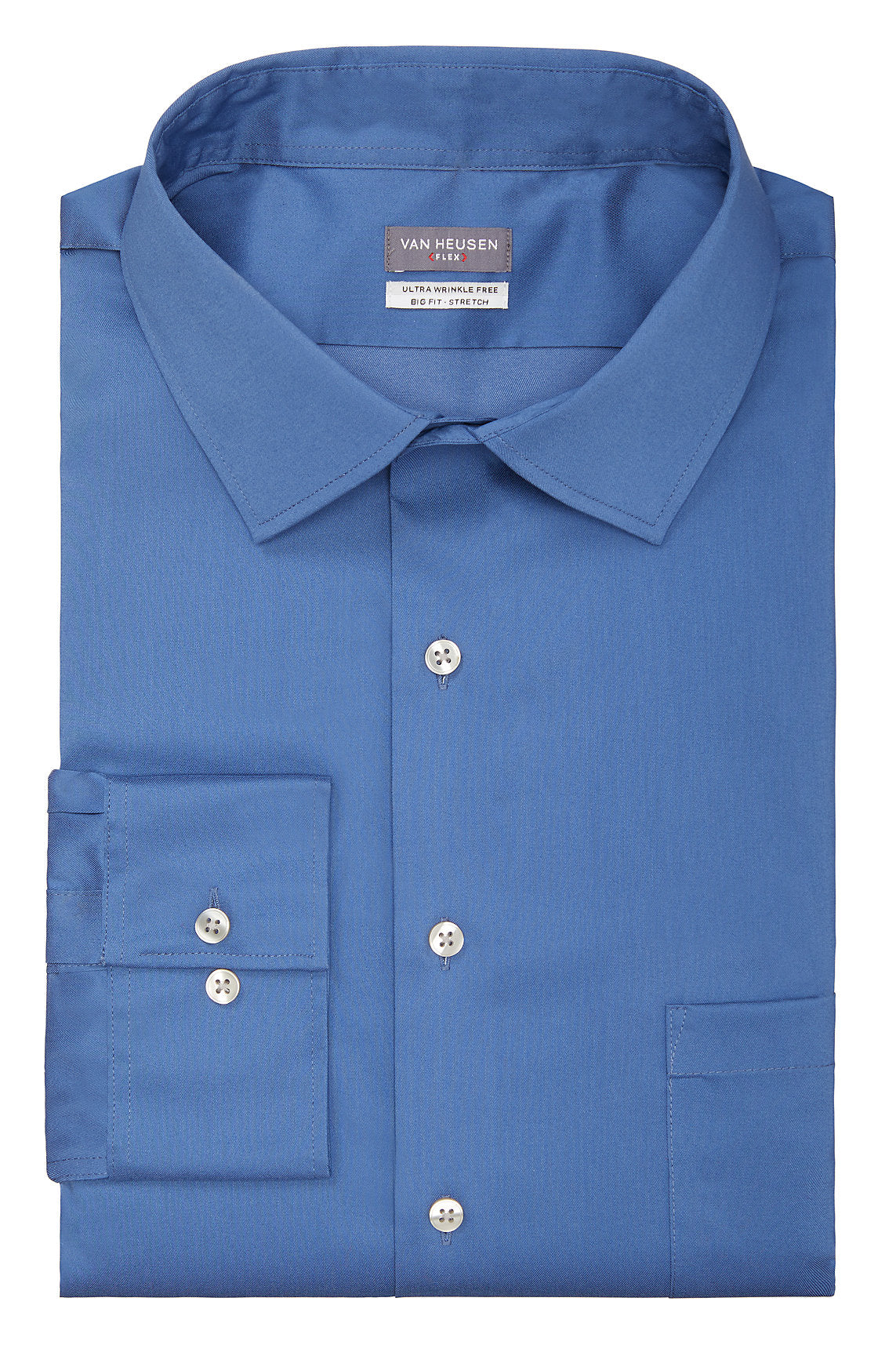 Van Heusen Big Fit Ultra Wrinkle Free Stretch Dress Shirt