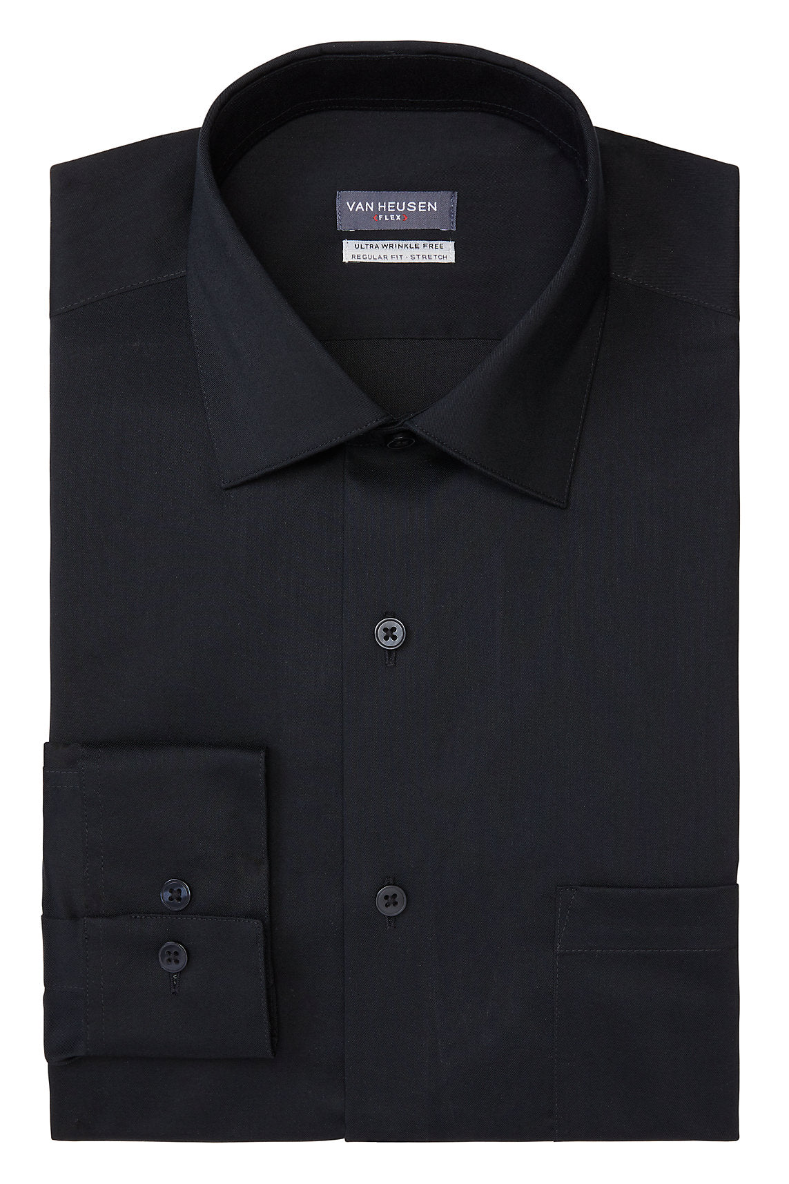 Van Heusen Big & Tall Men's Ultra Wrinkle Free Solid Dress Shirt - Grey Mist - Tall