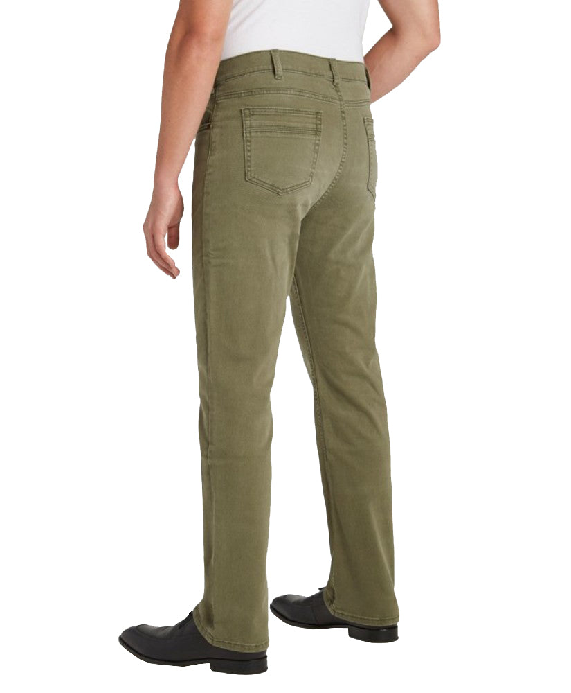 Grand River Traditional Straight Cut Stretch Jean - Olive