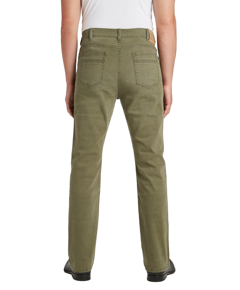 Grand River Traditional Straight Cut Stretch Jean - Olive