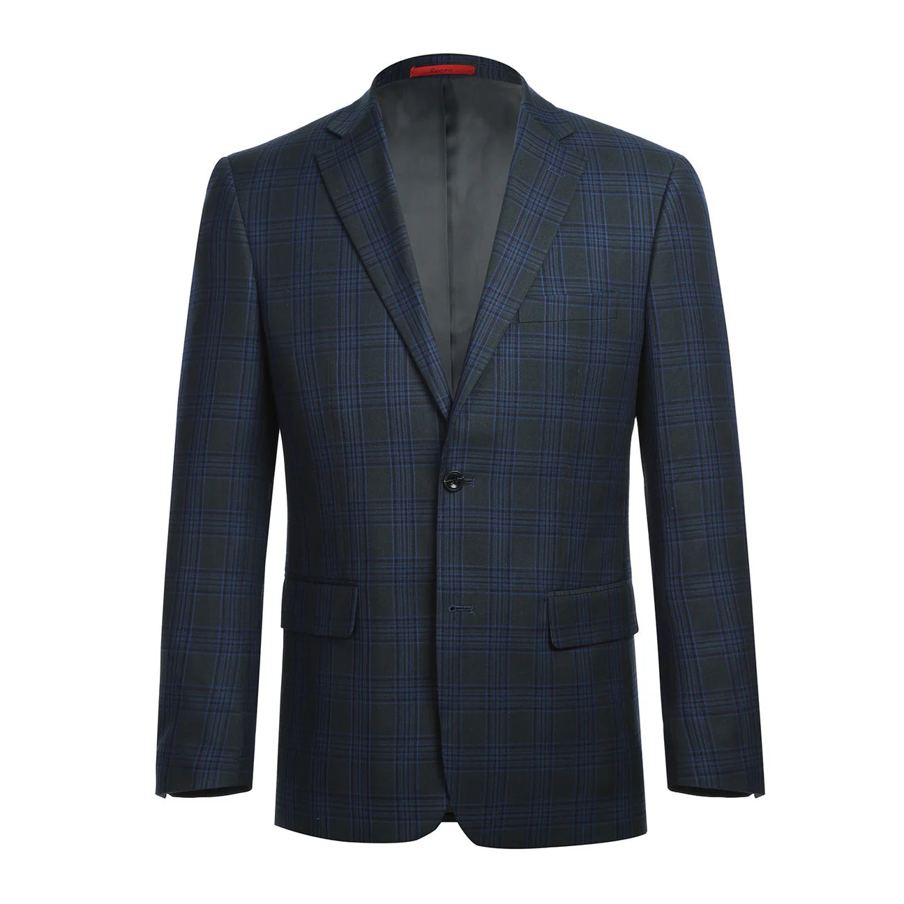 Renoir Green Plaid Slim Fit Sport Coat