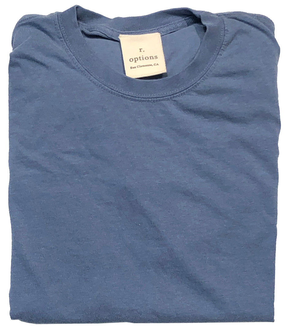r-options Ringspun Pigment Dyed Short Sleeve Tee