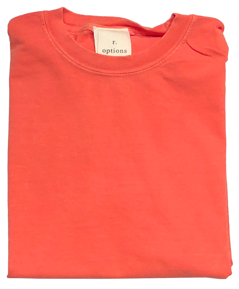 r-options Ringspun Pigment Dyed Short Sleeve Tee