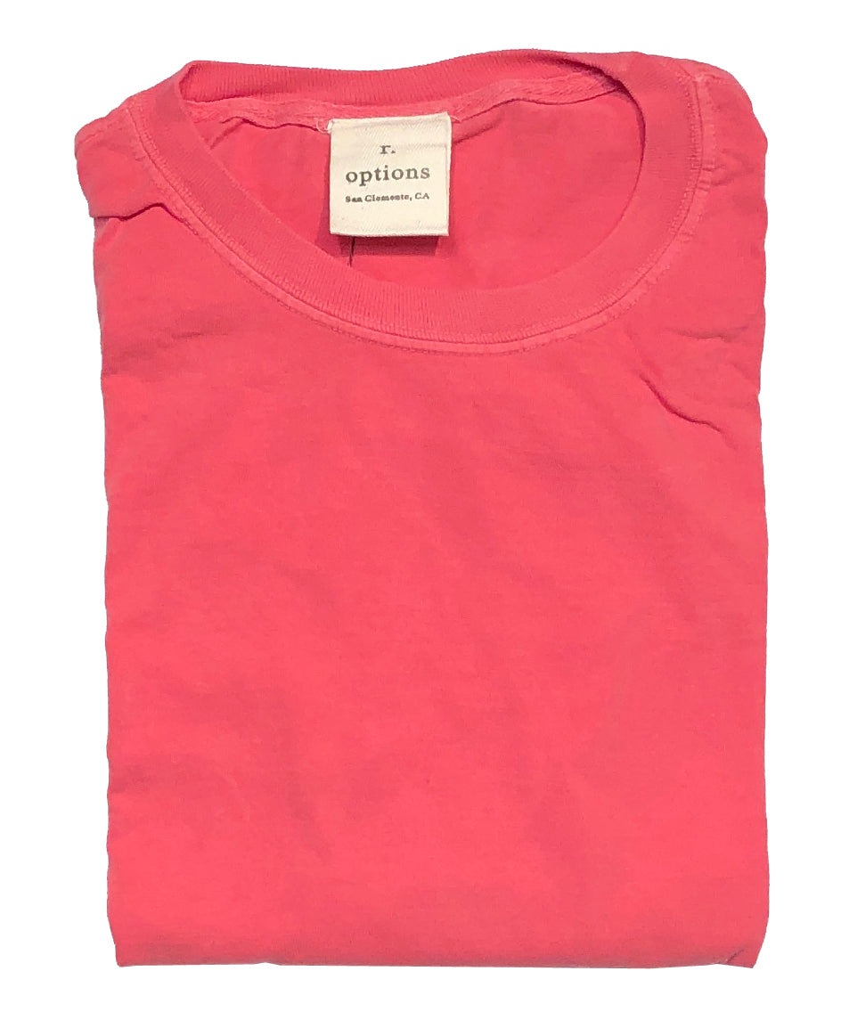 r-options Ringspun Pigment Dyed Short Sleeve Tee