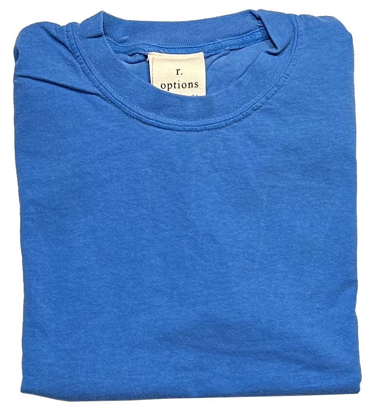 r-options Ringspun Pigment Dyed Short Sleeve Tee