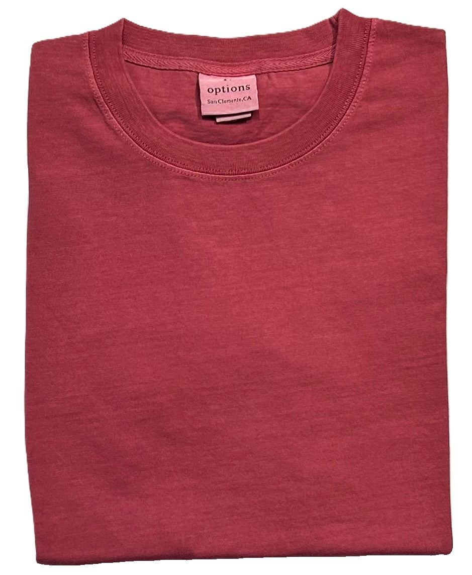 r-options Ringspun Pigment Dyed Short Sleeve Tee