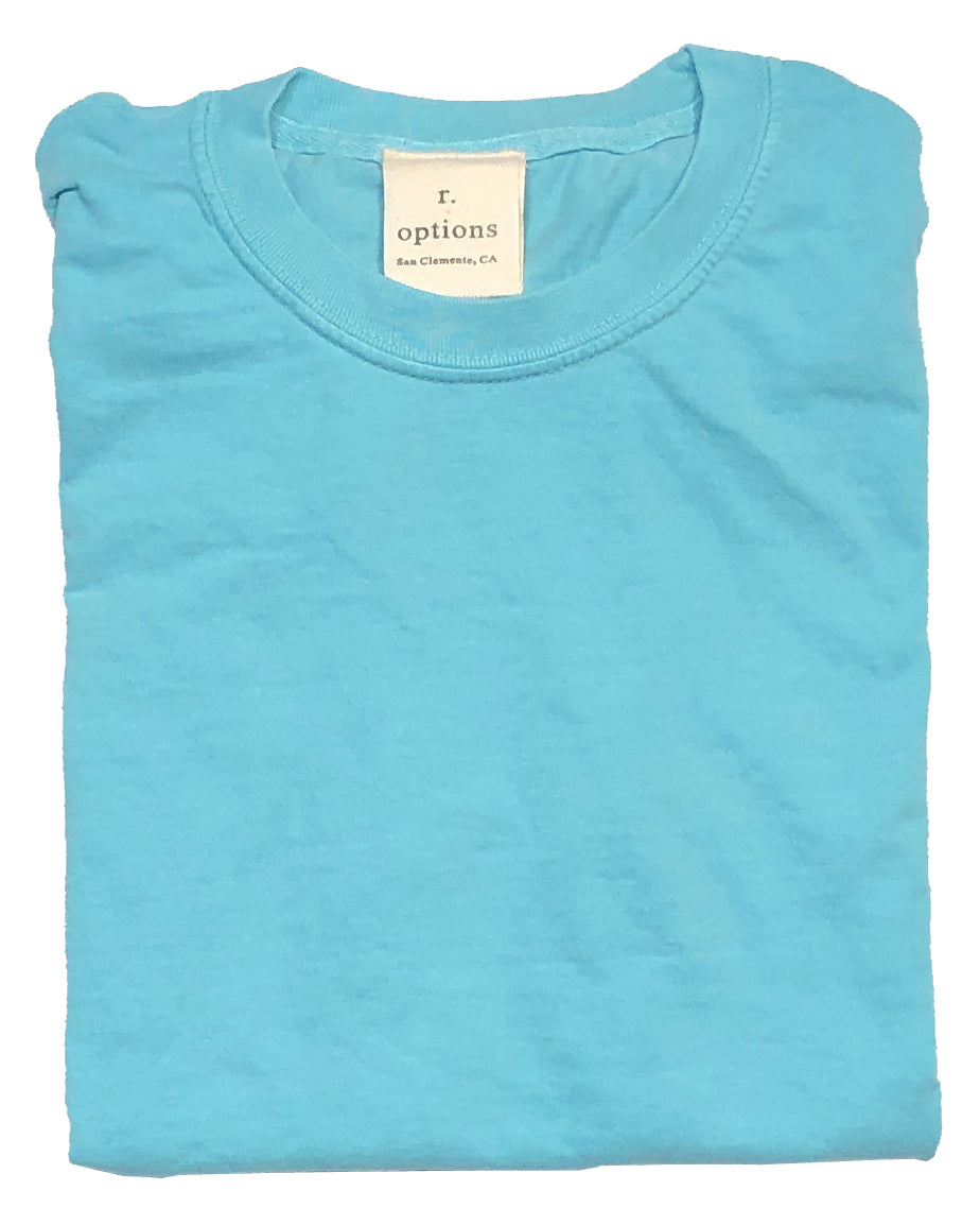 r-options Ringspun Pigment Dyed Short Sleeve Tee
