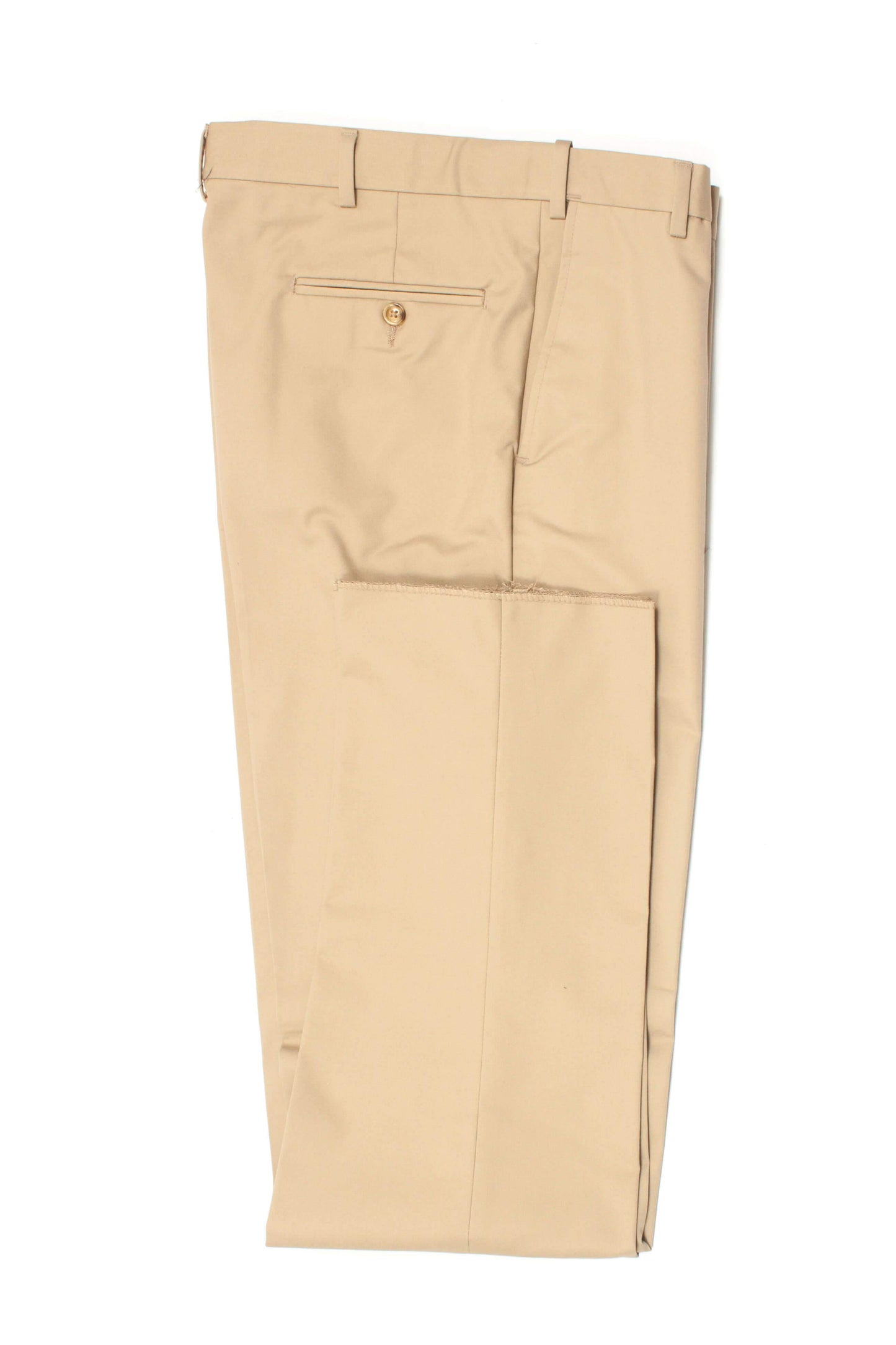 Ascott Browne Cotton Blend Self Sizer Flat Front Dress Pant