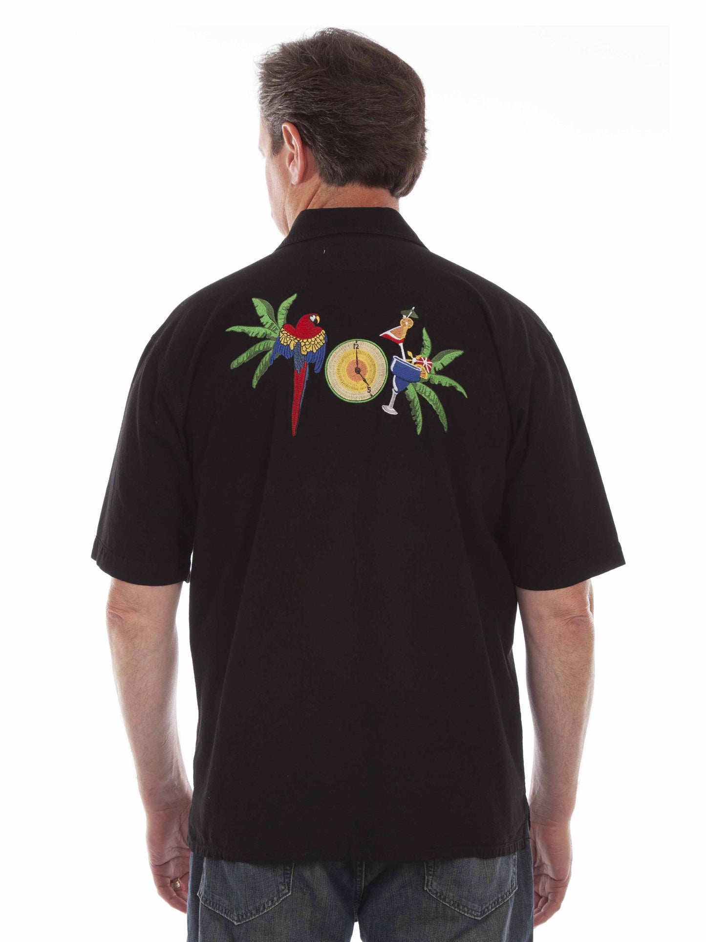 Farthest Point Casuals 5 O'Clock Embroidery Shirt