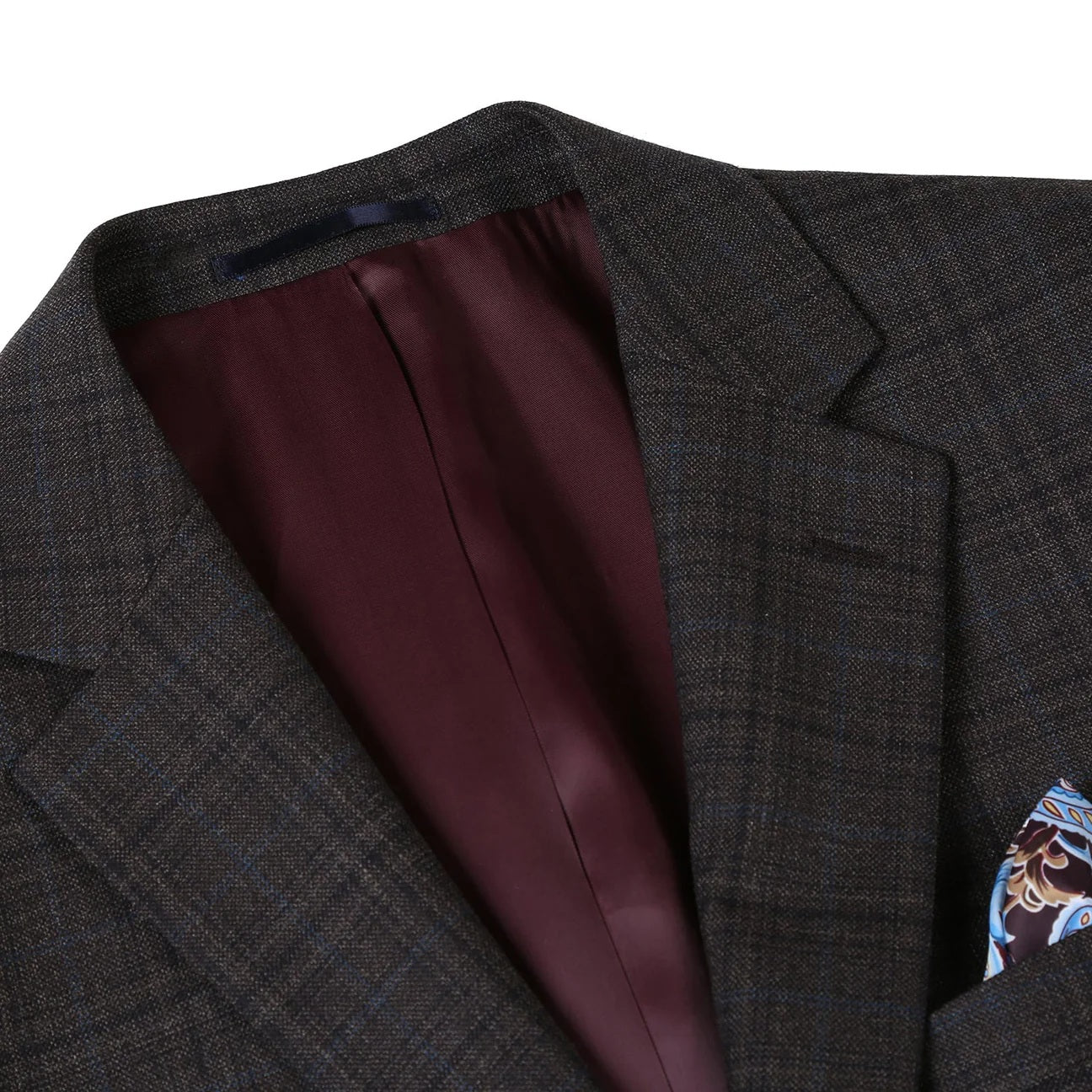 Renoir Brown Check Classic Fit Sport Coat