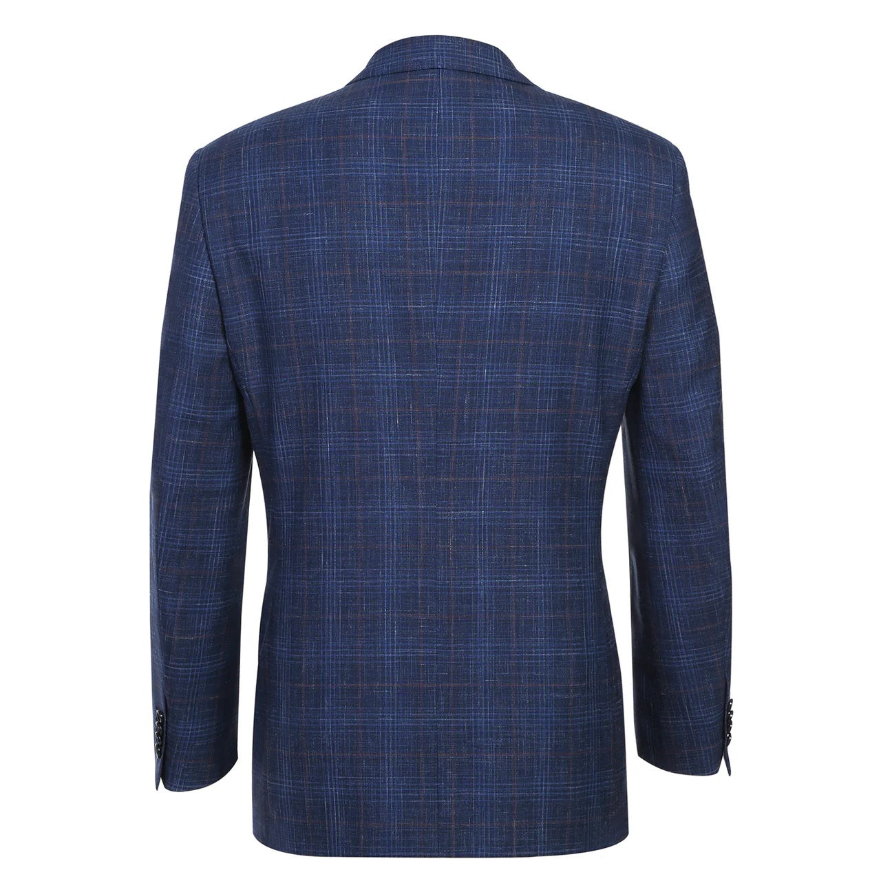 Renoir Navy Check Classic Fit Sport Coat