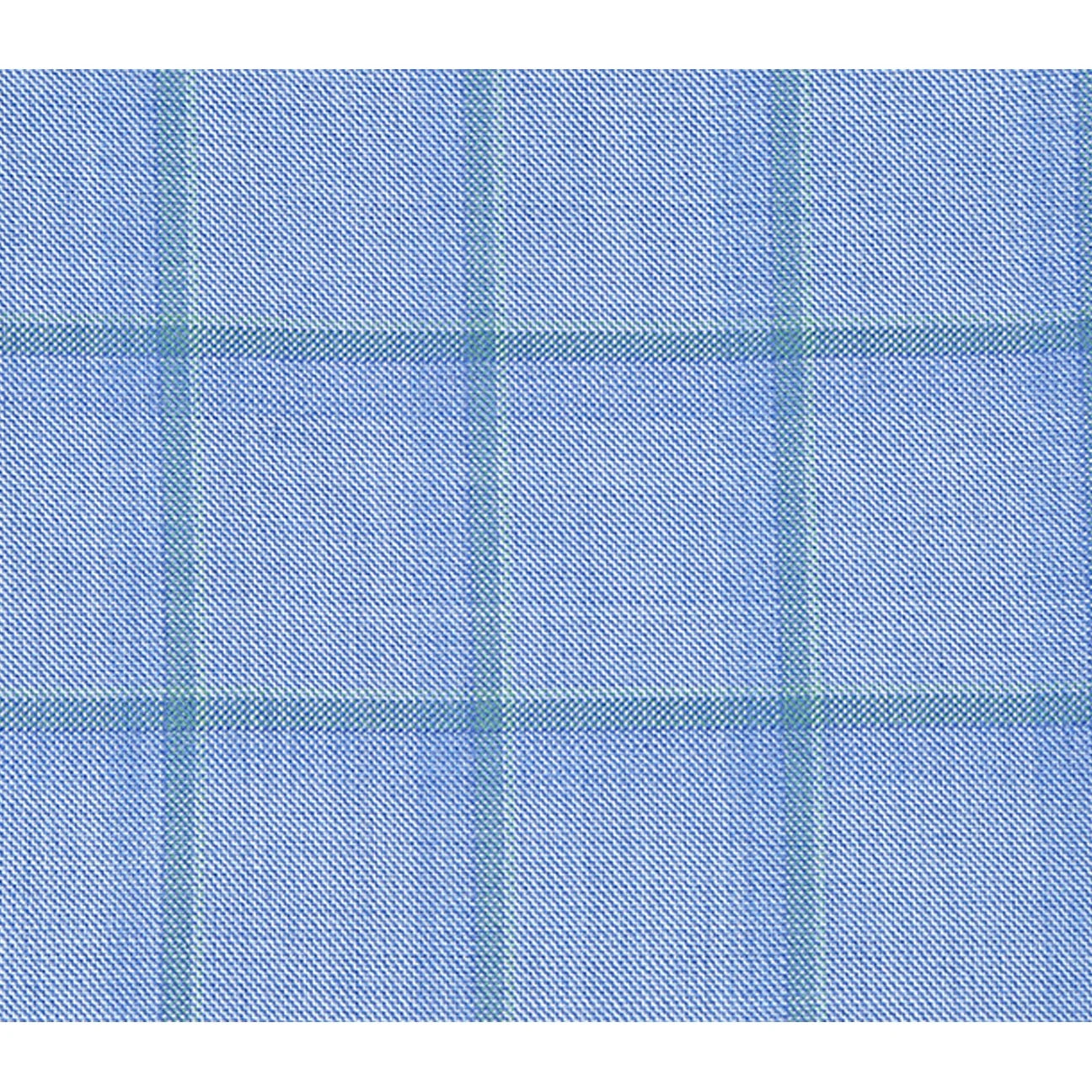 Renoir Blue Windowpane Classic Fit Sport Coat