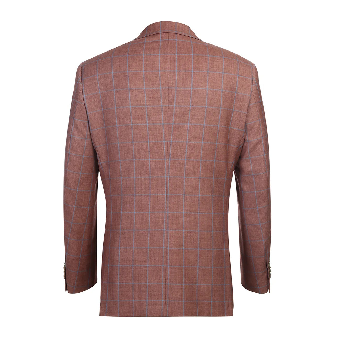 Renoir Brown Windowpane Classic Fit Sport Coat