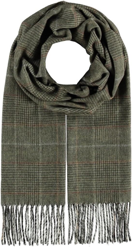 Fraas Glen Plaid Cashmink Scarf