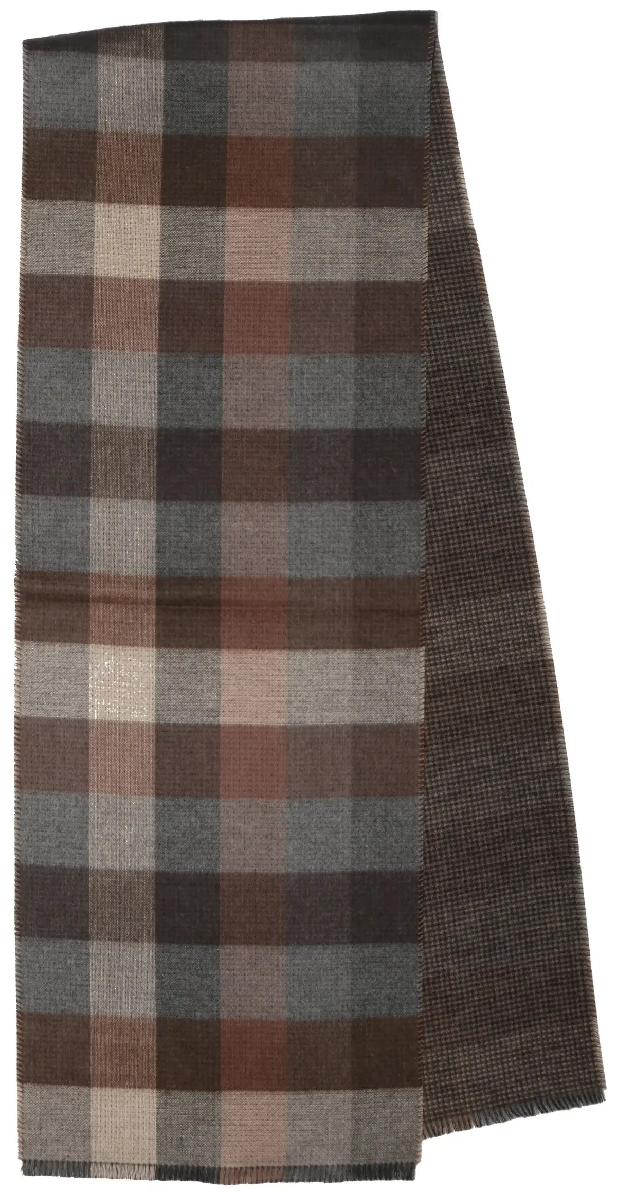 Fraas Boxplaid Reversible Cashmink Scarf
