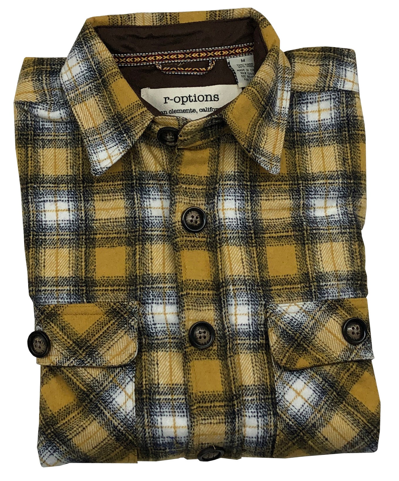 r-options Wool/Flannel Long Sleeve Shirt