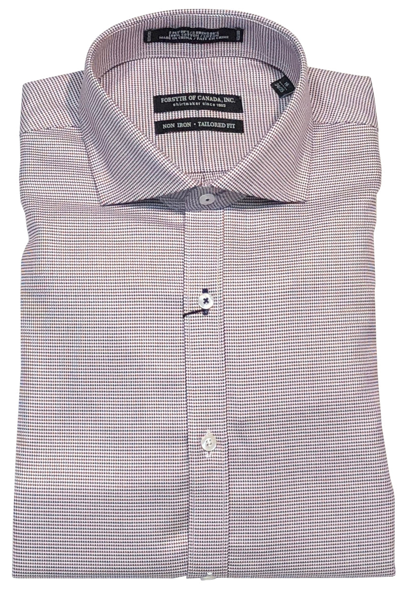 Forsyth of Canada Tailored Fit Spread Collar Non-Iron Dress Shirt