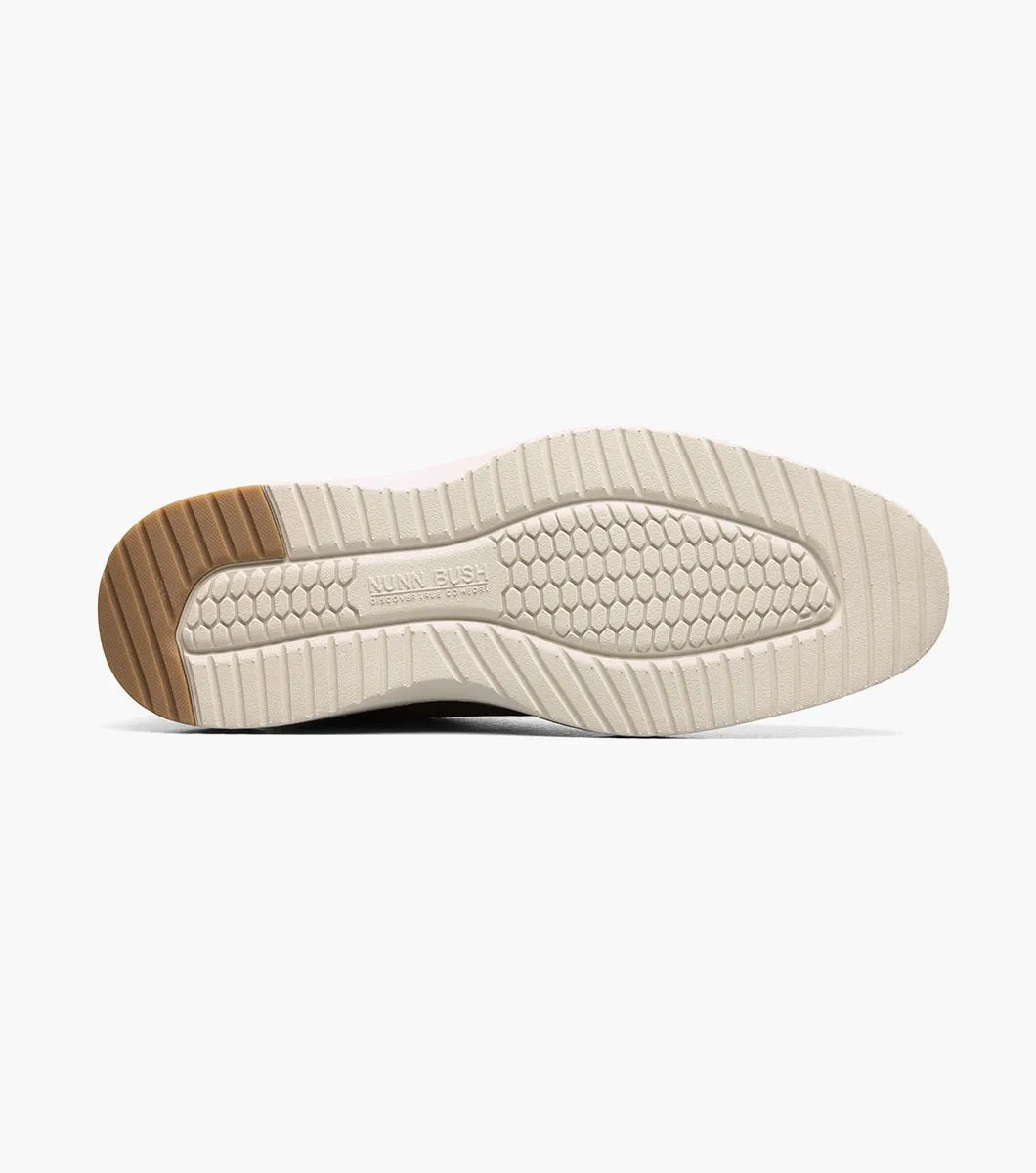 Nunn Bush Griff Knit Plain Toe Oxford - Taupe Multi