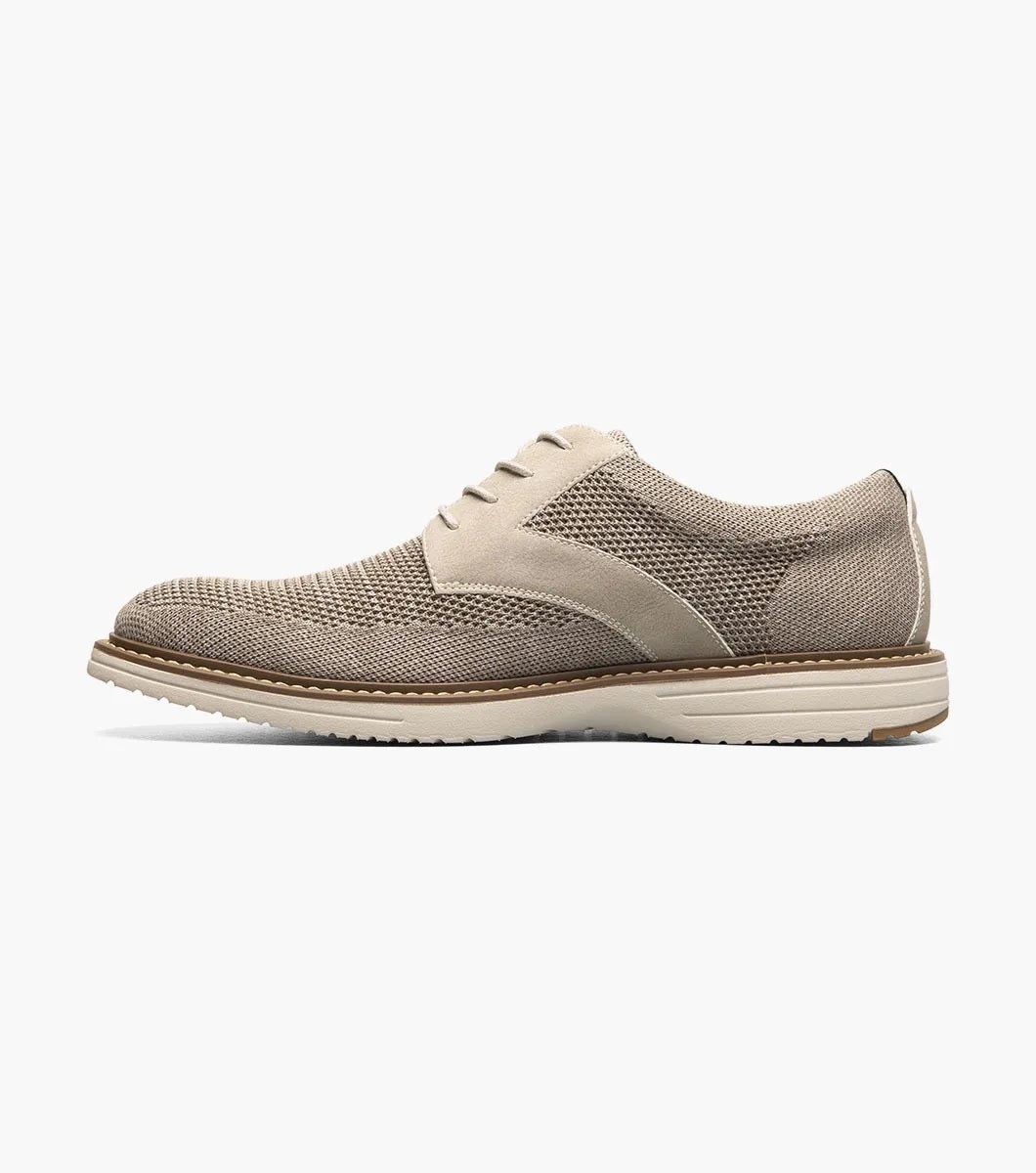 Nunn Bush Griff Knit Plain Toe Oxford - Taupe Multi