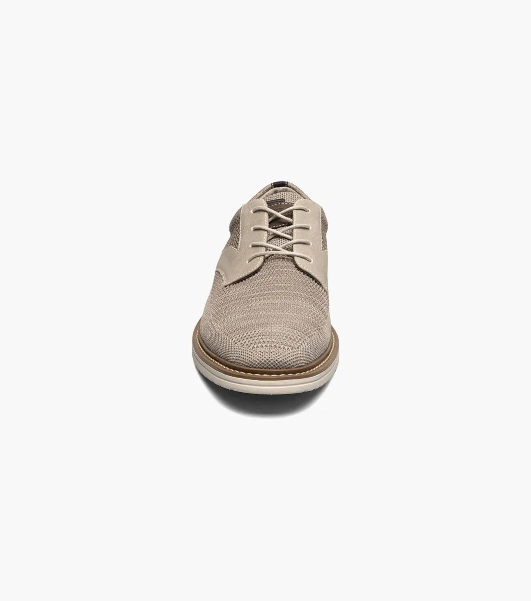 Nunn Bush Griff Knit Plain Toe Oxford - Taupe Multi