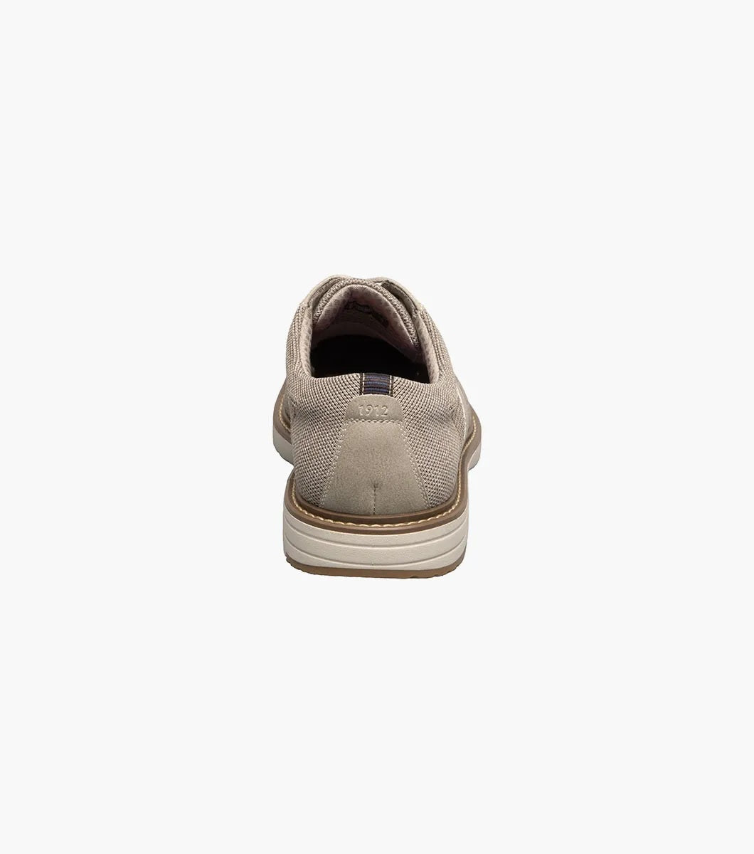 Nunn Bush Griff Knit Plain Toe Oxford - Taupe Multi