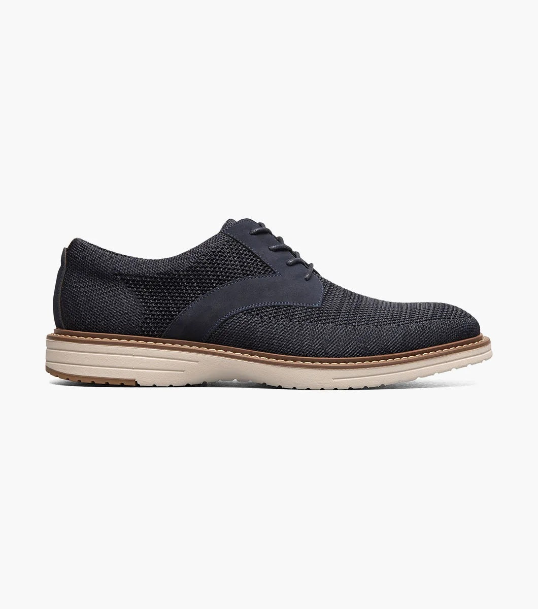 Nunn Bush Griff Knit Plain Toe Oxford - Navy Multi