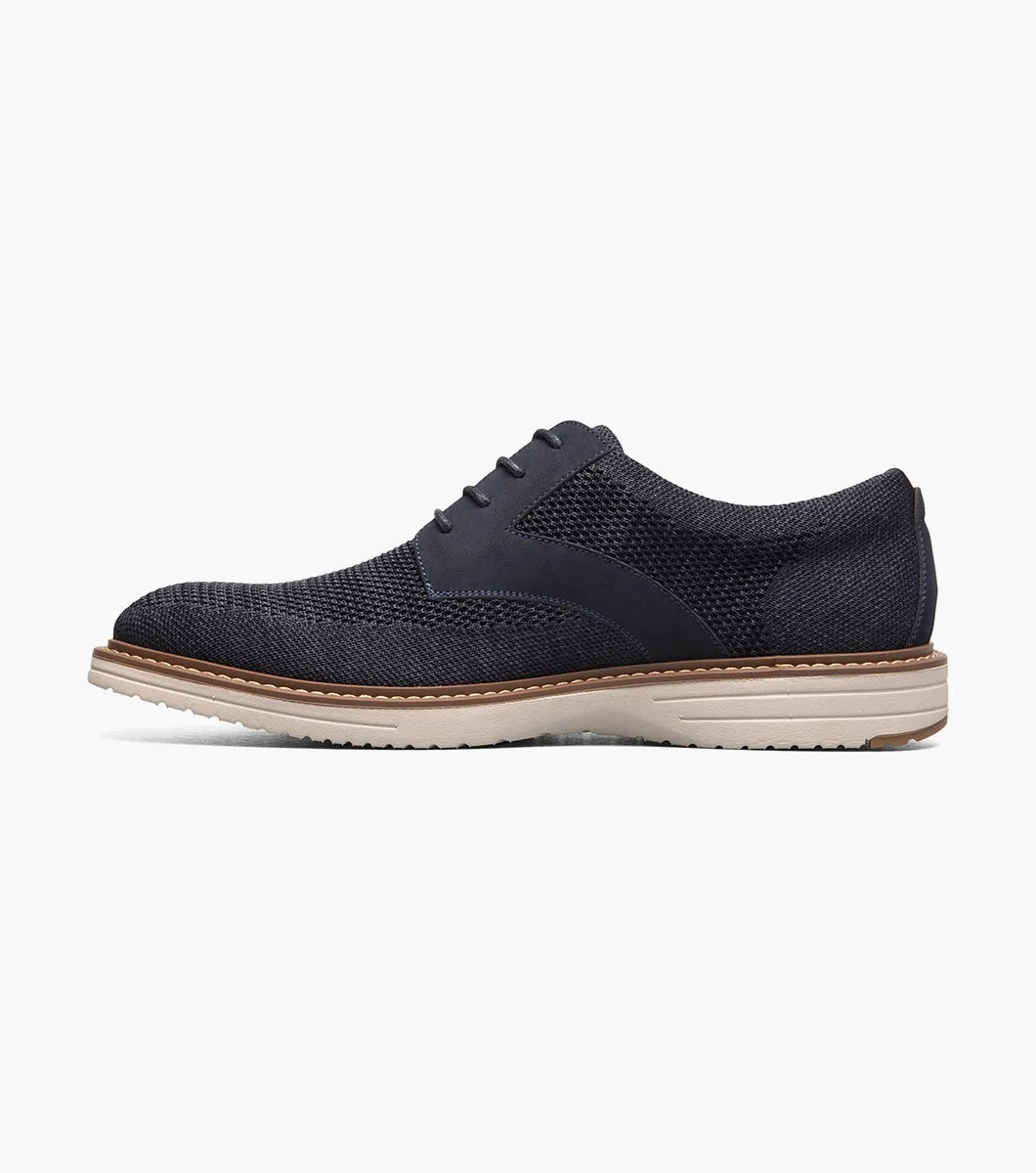 Nunn Bush Griff Knit Plain Toe Oxford - Navy Multi