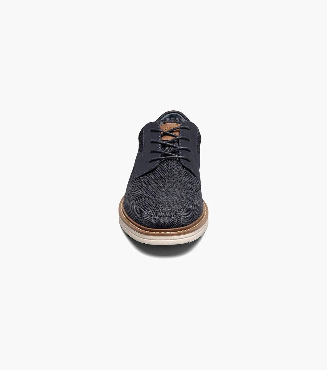 Nunn Bush Griff Knit Plain Toe Oxford - Navy Multi