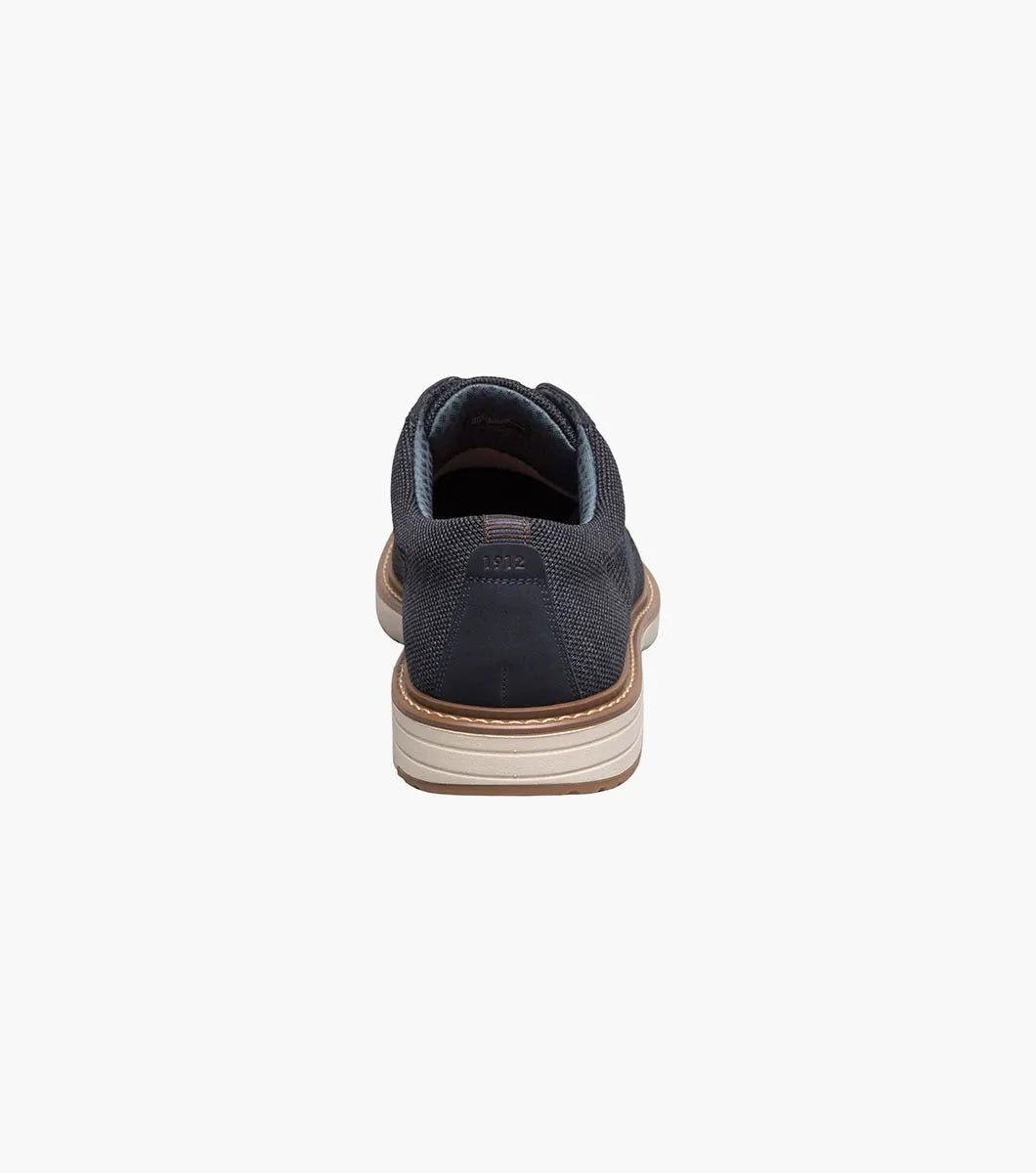 Nunn Bush Griff Knit Plain Toe Oxford - Navy Multi