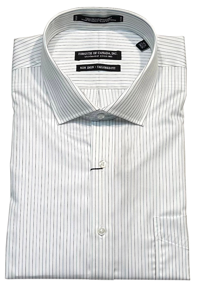 Forsyth of Canada Tailored Fit Spread Collar Non-Iron Dress Shirt