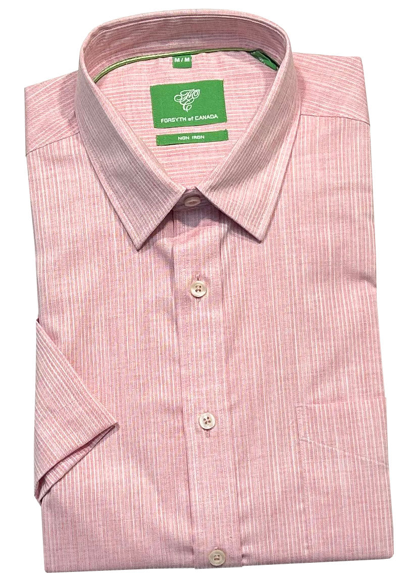 Forsyth of Canada Short Sleeve Tailored Fit Non-Iron Sport Shirt