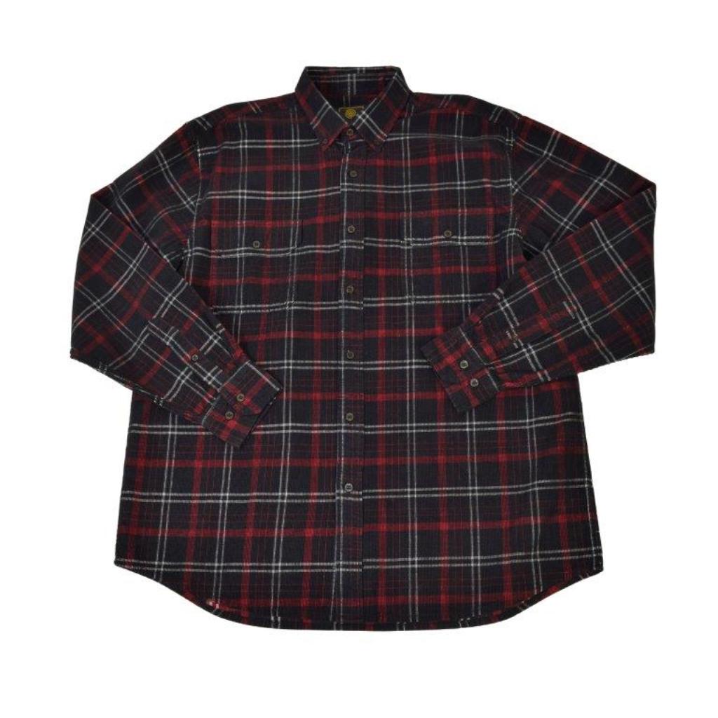 FX Fusion Reverse Cord Plaid Button Down Shirt