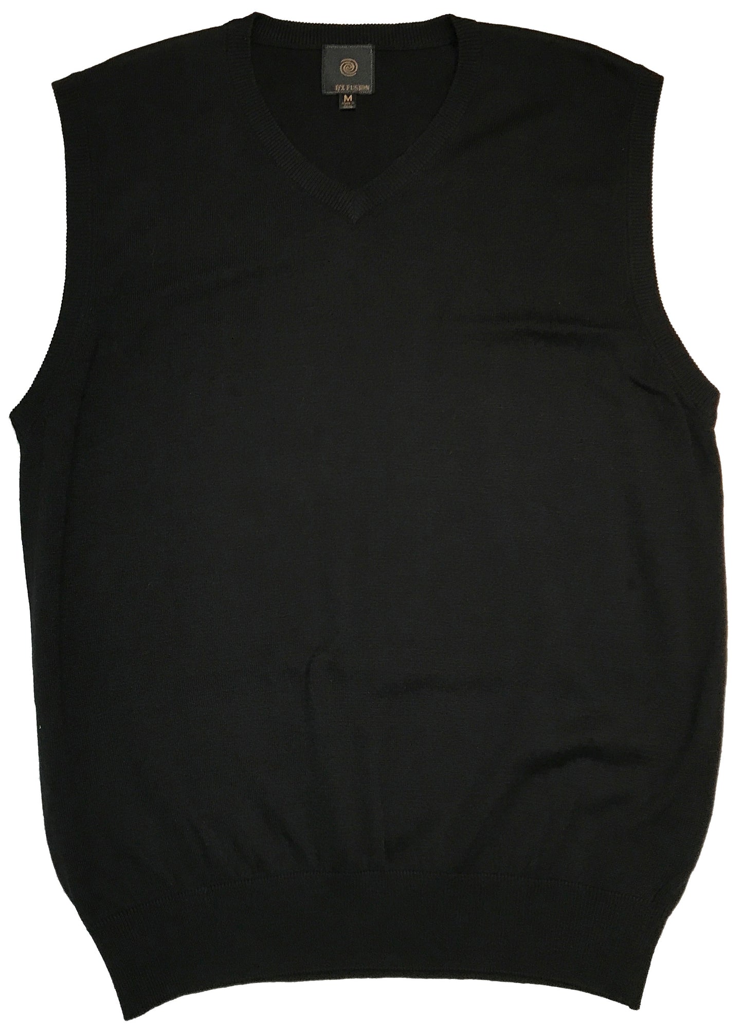 FX Fusion Solid Color V-Neck Sweater Vest