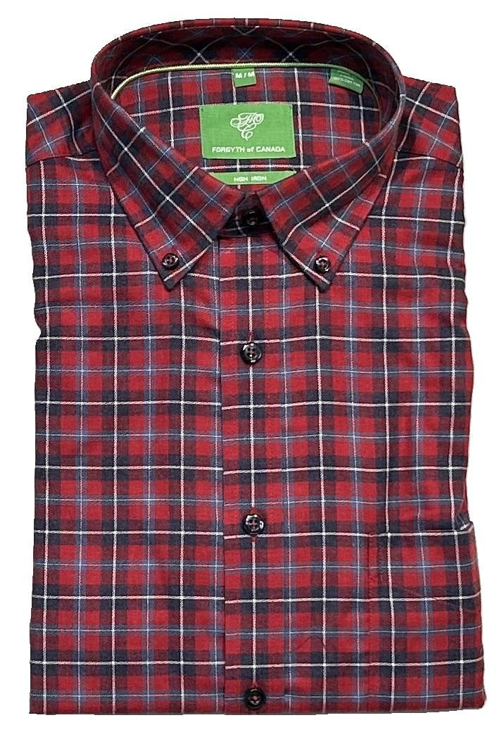 Forsyth of Canada Long Sleeve Tailored Fit Non-Iron Sport Shirt