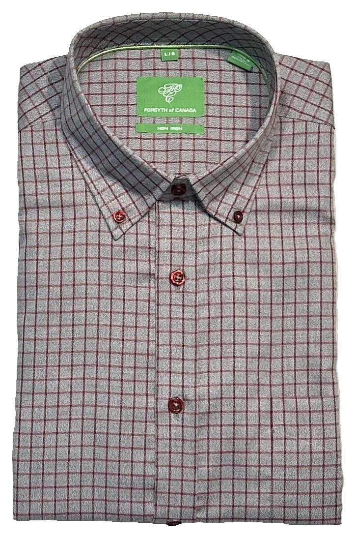 Forsyth of Canada Long Sleeve Tailored Fit Non-Iron Sport Shirt