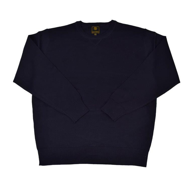 FX Fusion Solid Color Crew Neck Sweater