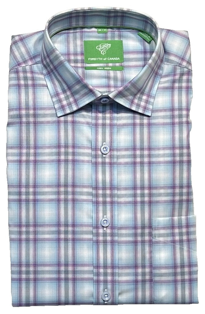Forsyth of Canada Long Sleeve Tailored Fit Non-Iron Sport Shirt
