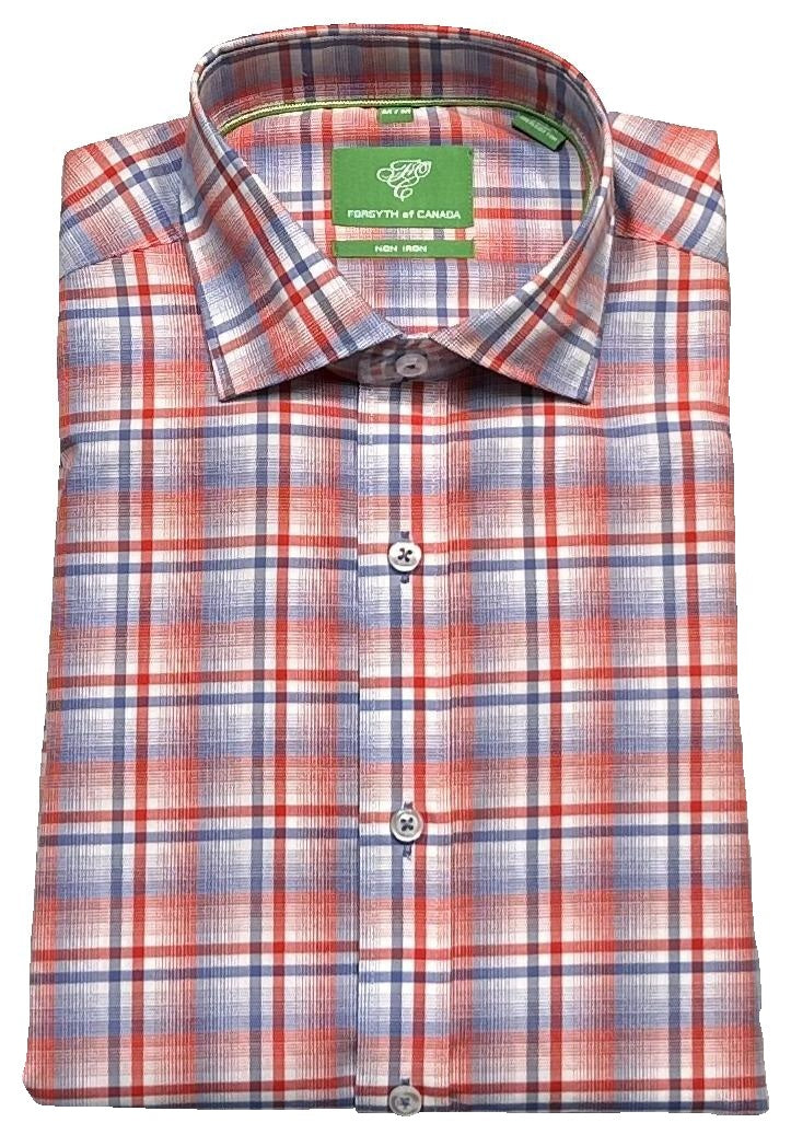 Forsyth of Canada Long Sleeve Tailored Fit Non-Iron Sport Shirt