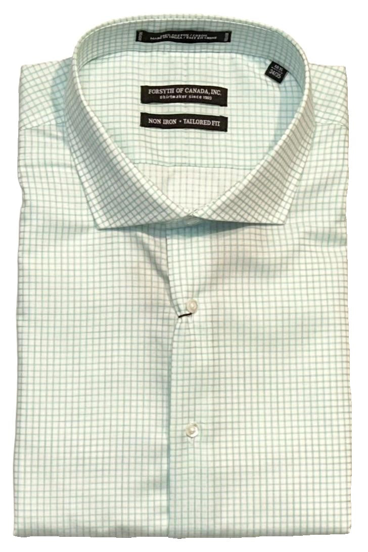 Forsyth of Canada Tailored Fit Spread Collar Non-Iron Dress Shirt