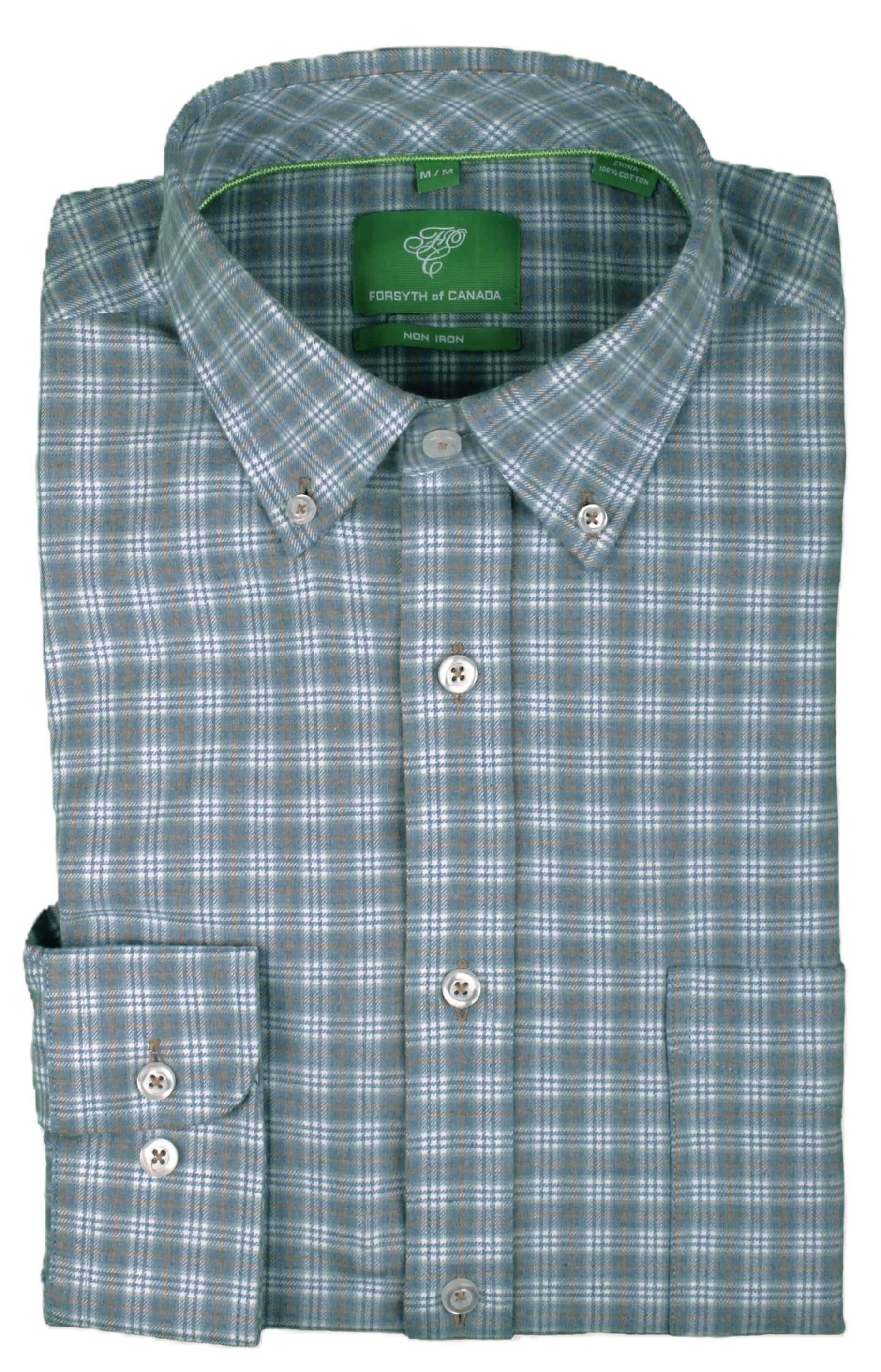 forsyth of canada non iron tailored fit dress shirt Forsyth of Canada Long Sleeve Tailored Fit Non-Iron Sport Shirt Berry / M main image 0