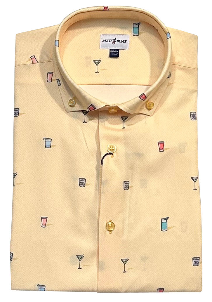 Buoy & Boat by Fusion 'Tipple Oxford' Short Sleeve Sport Shirt